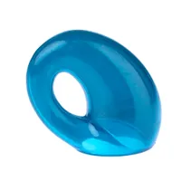 TIAKI hondenspeeltje traktatie dispenser - Maat S: L 11 x B 8 x H 4,5 cm, blauw