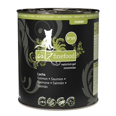 catz finefood Purrrr, 12 x 800g/750g No. 105: Łosoś, 12 x 750 g