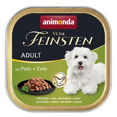 Animonda vom Feinsten Adult 22 x 150 g - cu curcan și rață în sos