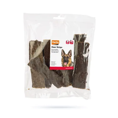 Karlie Strips di cervo - Set risparmio: 2 x 200 g