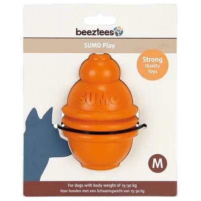 beeztees Hondenspeelgoed Sumo Play - Maat M: Ø 8 x H 12 cm