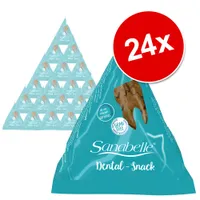 Mix: 24 x 20 g Sanabelle Snack - 12 x Hairball + 12 x Dental