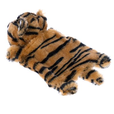 Giocattolo in peluche con motivo a strisce effetto tigre e pelo morbido, adatto per pet.