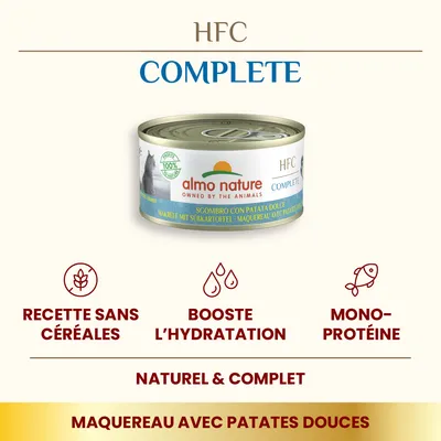 Almo Nature HFC Complete 6 x 70 g pour chat - poulet, carottes