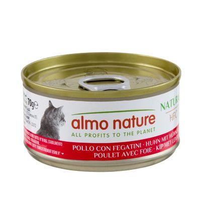 Almo Nature 6 x 70 g Pui cu ficat de pui