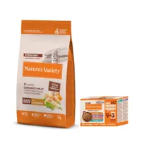 Nature's Variety 7 kg pienso + Bites en salsa 12 x 85 g ¡gratis! - Healthy Grains Sterilized Adult Pollo (7 kg) + Bites en salsa (12 x 85 g)
