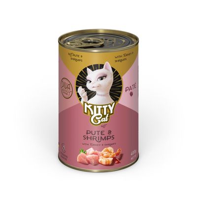 Kitty Cat Adult Pate 6 x 400g Turkey & Shrimp