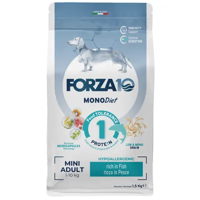 Fai scorta! 3 x 1,5 / 2 x 12 kg Forza 10 Diet al Pesce Crocchette cane - 3 x 1,5 kg Mini