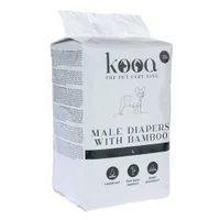 kooa pieluchy dla samców z bambusem - Rozmiar M: 40 - 53 cm, 12 sztuk