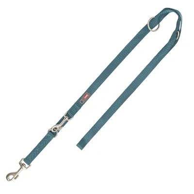 Trixie Premium laisse d'extension pour chien, pétrole - taille M - L : 200 cm de long, 20 mm de large