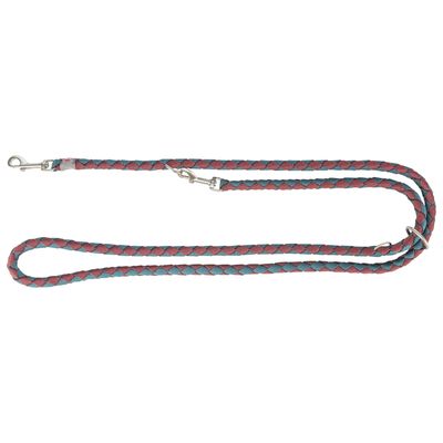 Trixie Cavo Laisse d’extension, sangria/petrol taille : S-M : 200 cm / Ø 12 mm