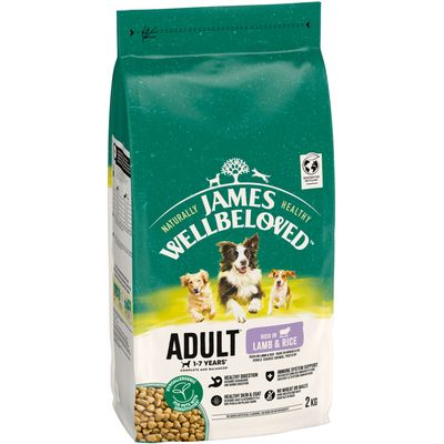 James Wellbeloved Adult Dog Hypoallergenic Lamb & Rice 2kg