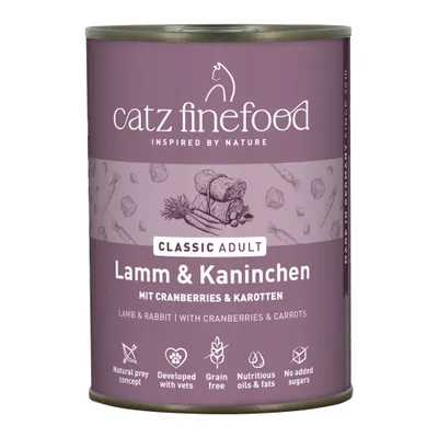 catz finefood 6 x 400 g - Lamm & Kaninchen