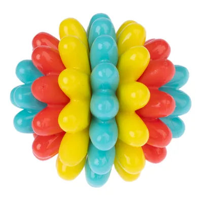 TIAKI Jucărie colorată de ros din TPR - Ø 7,5 cm