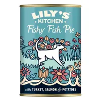 Menus sans céréales Lily’s Kitchen 400 g pour chien - 12 x 400 g dinde, saumon, hareng