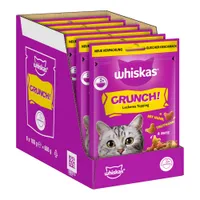 Whiskas Crunch med kyckling, kalkon & anka - 6 x 100 g