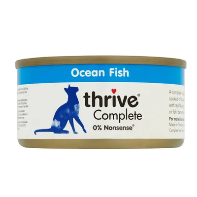 Thrive Complete 6 x 75 g Alimento umido per gatti - Pesce di mare