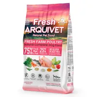 2 x 2,5 kg / 2 x 10 kg Arquivet Fresh száraz kutyatáp 15% kedvezménnyel - Szárnyas (2 x 2.5 kg)