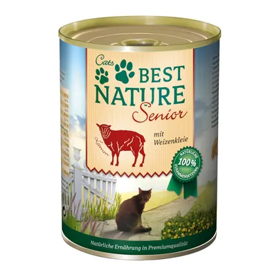 Best Nature Cat Senior, 6 x 400 g - Jagnięcina Best Nature Cat Senior, 6 x 400 g - Jagnięcina