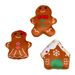 TIAKI Katzenspielzeug-Set Lebkuchen-Familie 3er Set