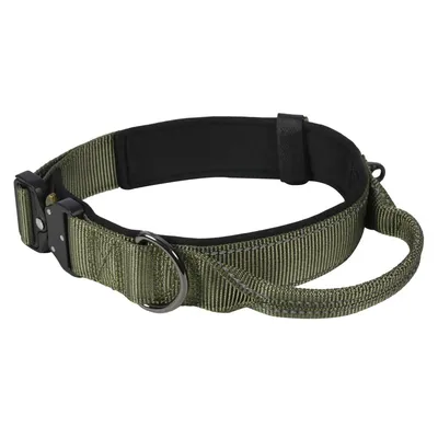 Rukka® Collier pour chien Mission, olive - taille S : 40 - 47 cm de tour de cou, 45 mm de large