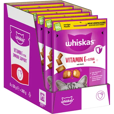 Whiskas Vitamin E-Xtra - Økonomipakke: 6 x 50 g
