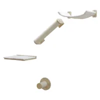 Kerbl Pet Kletterwand Alps für Katzen - 4-teiliges Set