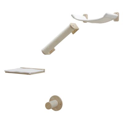 Kerbl Pet Kletterwand Alps für Katzen 4-teiliges Set