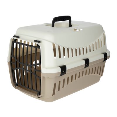 Kerbl Pet Transportbox Expedion taupe / beige: L 45 x B 30 x H 30 cm