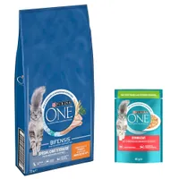 7.5 kg PURINA ONE Sterilised + 26 x 85 g Sterilized con Tacchino e Fagiolini Umido gratis! - Pollo