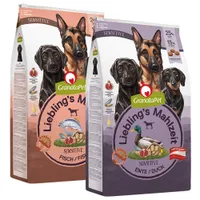 Sparpaket GranataPet Liebling's Mahlzeit 2 x 10 kg - Mix: Sensitive Fisch & Sensitive Ente