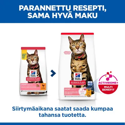 Hill's Science Plan Adult Light 1-6 kana - 10 kg
