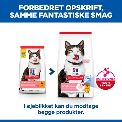 Hill's Science Plan Light Mature Adult 7+ Kylling - Økonomipakke: 2 x 7 kg 