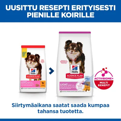 Hill's Science Plan Adult 1-6 Light Small & Mini kana - säästöpakkaus: 2 x 6 kg