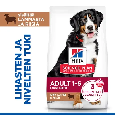 Hill's Science Plan Adult 1-5 Large Breed lammas ja riisi - 14 kg