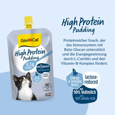 GimCat Pudding pour chat - High-Protein (100 g)