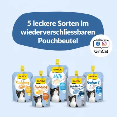 GimCat puding za mačke - Varčno pakiranje: Klasika (6 x 150 g)