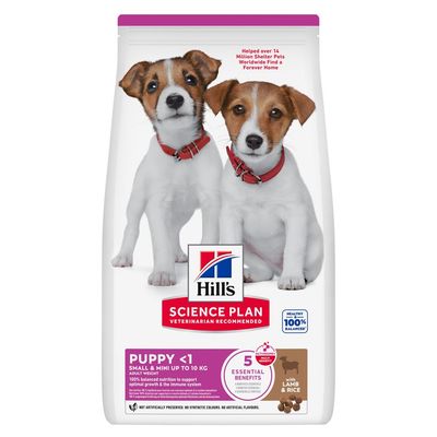 Hill`s Science Plan Puppy Small & Mini Lamb & Rice