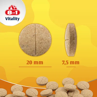 8in1 Vitality multivitaminske tablete Senior - Varčno pakiranje: 2 x 70 tablet