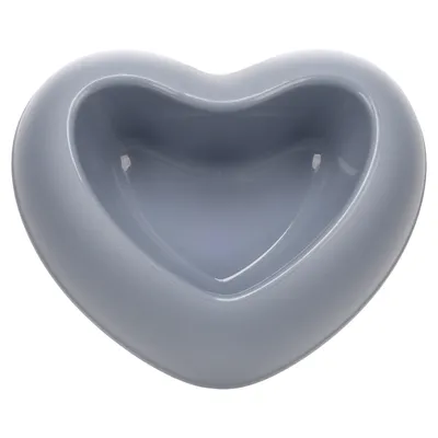 Flamingo miska na krmivo a vodu Pandor heart, modrá - 250 ml