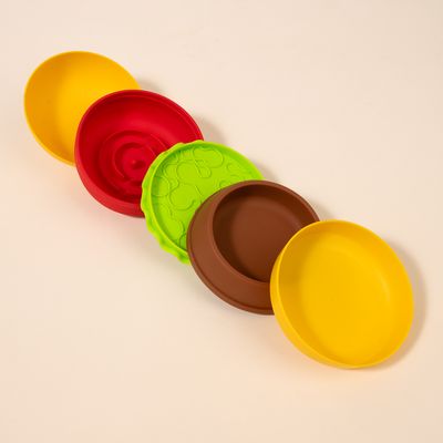 TIAKI Hundenapf-Set Hamburger