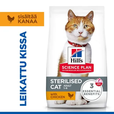 Hill's Science Plan Sterilised Cat Adult 1-6 kana - 10 kg