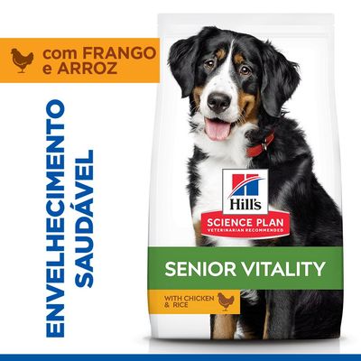 Hill's Science Plan Senior Vitality Mature Adult 6+ Large com frango