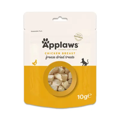 Applaws Cat Natural godbidder med frysetørret kyllingebryst - Økonomipakke: 3 x 10 g Applaws Cat Natural godbidder med frysetørret kyllingebryst - Økonomipakke: 3 x 10 g
