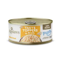 Applaws Puppy Taste Toppers w bulionie, 6 x 156 g - Pierś z kurczaka