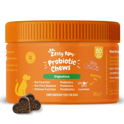 Zesty Paws Probiotic Chews Kürbis