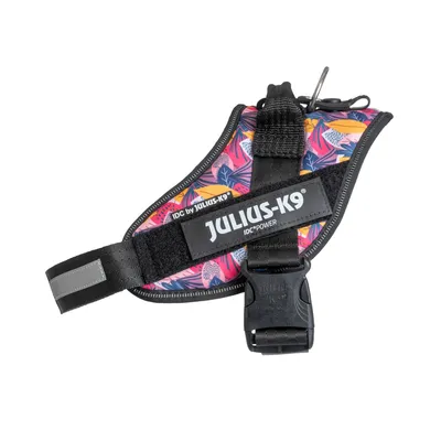 Julius-K9 IDC® Limited Edition Powerharness, Leaf 2 - velikost M/0: Obvod hrudníku 58 - 76 cm