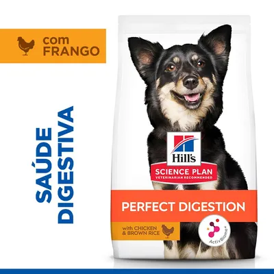 Hill's Science Plan Perfect Digestion Adult 1+ Small & Mini com frango - Pack económico: 2 x 6 kg