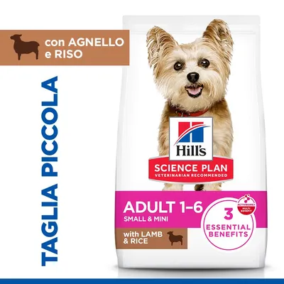 Hill's Science Plan Adult 1-6 Small & Mini con Agnello & Riso - 6 kg