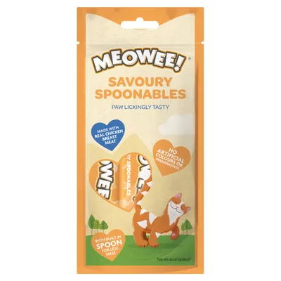 Meowee! Savoury Spoonables 4 x 14g - Chicken